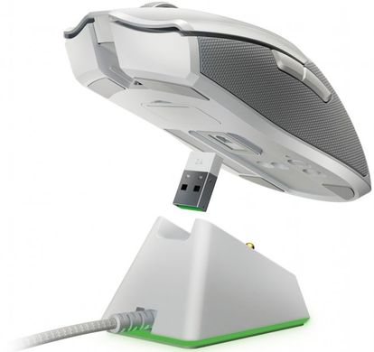 Миша Razer Viper Ultimate Wireless & Mouse Dock Mercury Wireless/USB White (RZ01-03050400-R3U1)