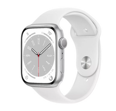 Смарт-годинник Apple Watch Series 8 GPS 41mm Silver Aluminum Case with White S. Band S/M (MP6L3) (Open box)