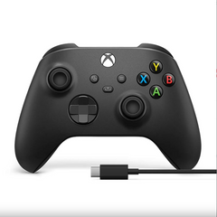 Геймпад Microsoft Xbox Series X | S Wireless Controller Carbon Black + USB Type-C кабель (1V8-00001)
