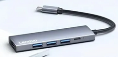 Хаб Lenovo 5 в 1 USB-C 4K HDMI