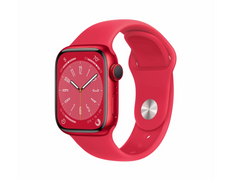 Apple Watch Series 8 GPS 41mm (PRODUCT)RED Aluminum Case with (PRODUCT)RED Sport Band (MNUG3LL/A)